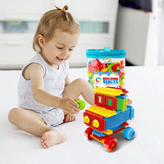 teytoy ages 3-8 supports creativity and hand-eye coordination during building.