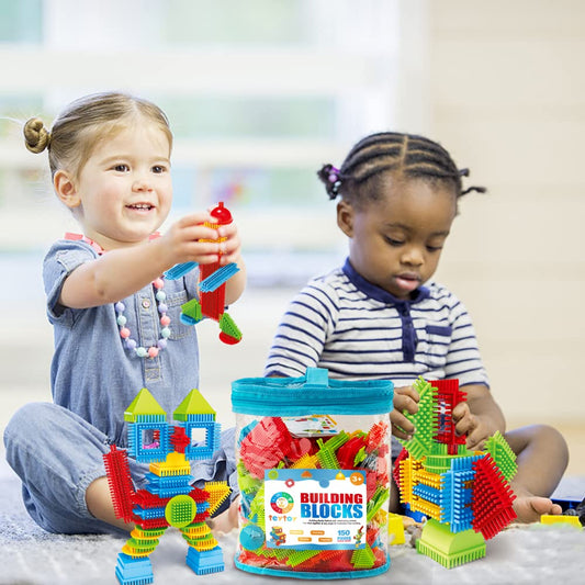 teytoy kid building STEM play boosts imagination and fine motor skills.