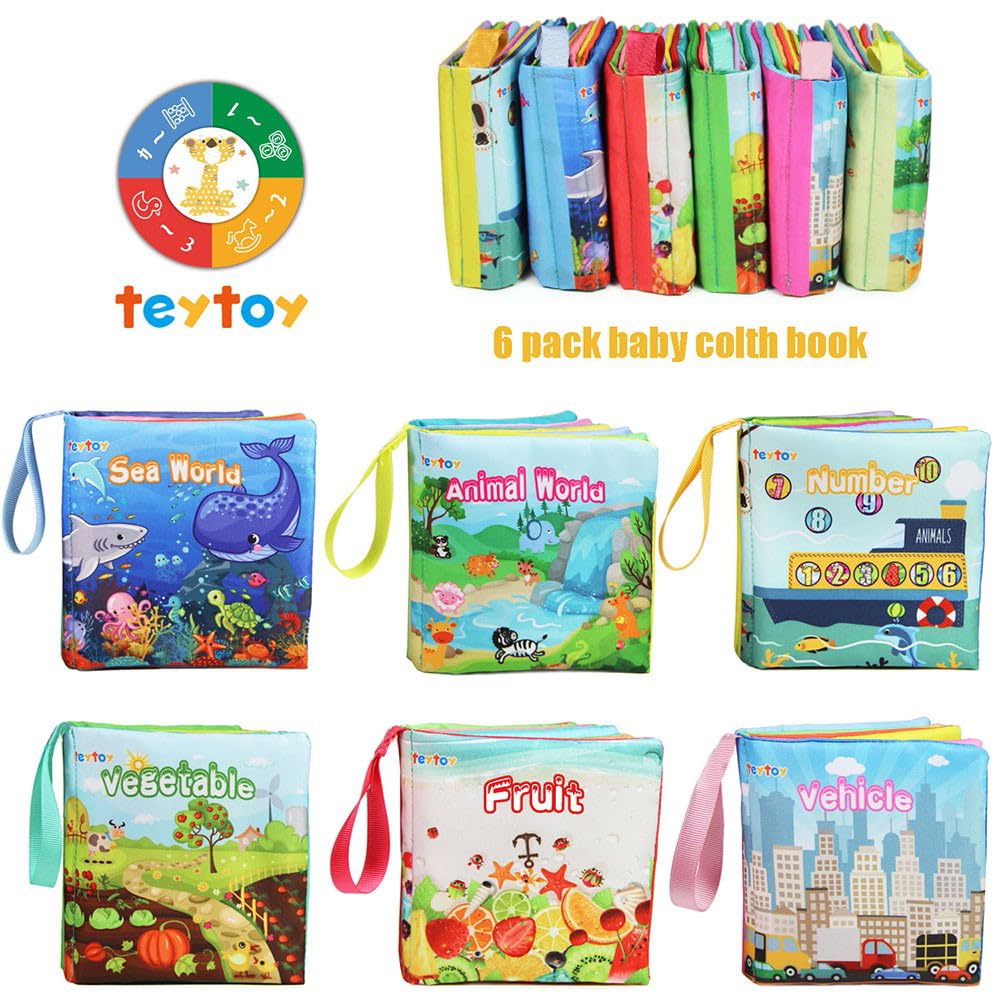 teytoy My First Soft Book animal world panel invites curious touch and early learning