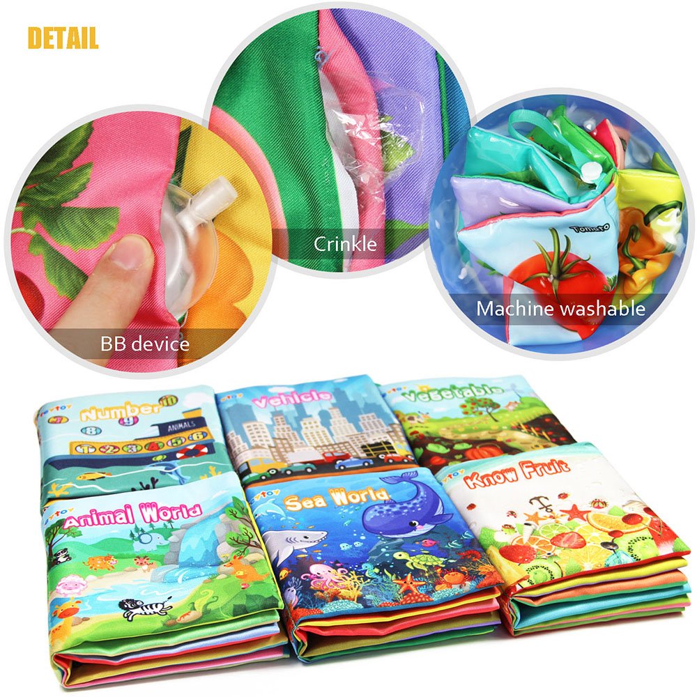 teytoy My First Soft Book number page supports early recognition through bright shapes
