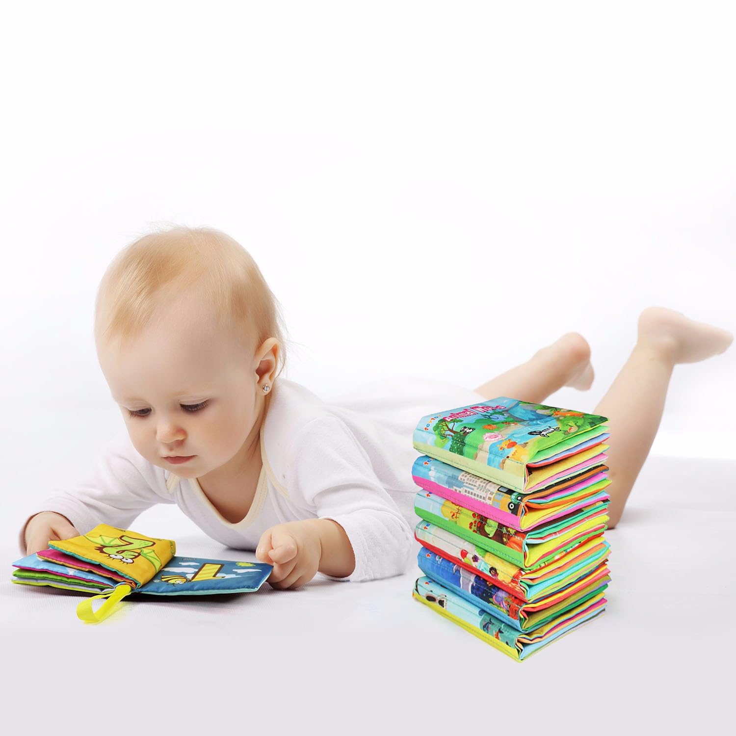 teytoy My First Soft Book safe, washable fabric with sturdy stitching for durability