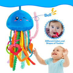 teytoy jellyfish mesh fabric texture adds soft sound stimulation