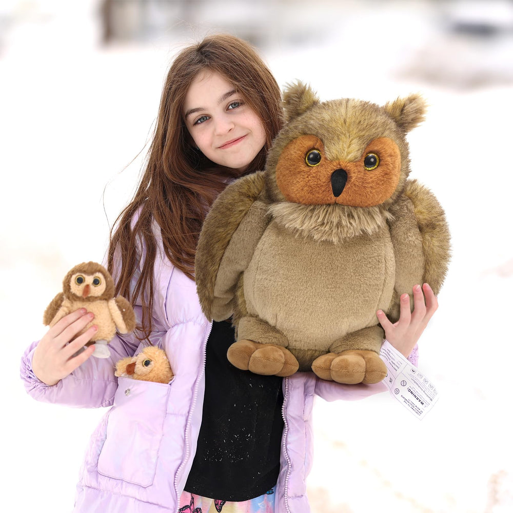 Tezituor 4-in-1 owl set packaging open, ready to reveal