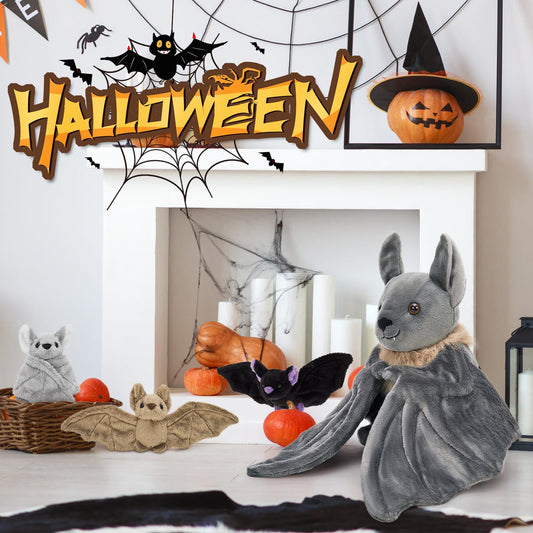 Tezituor red baby bat plush, bright color for gift sets and cuddling.