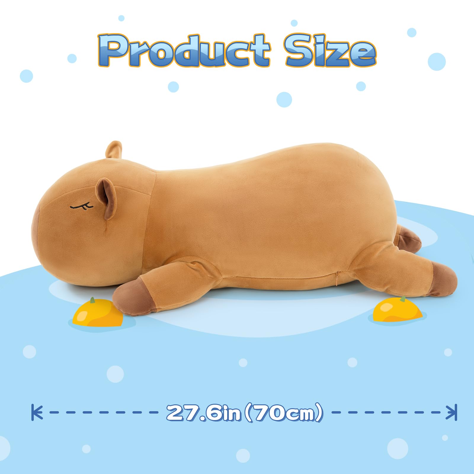 Tezituor capybara giant plush gift-ready packaging makes a thoughtful holiday present.