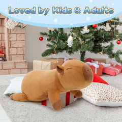 Tezituor capybara giant plush lounge pillow perfect for adults and kids.