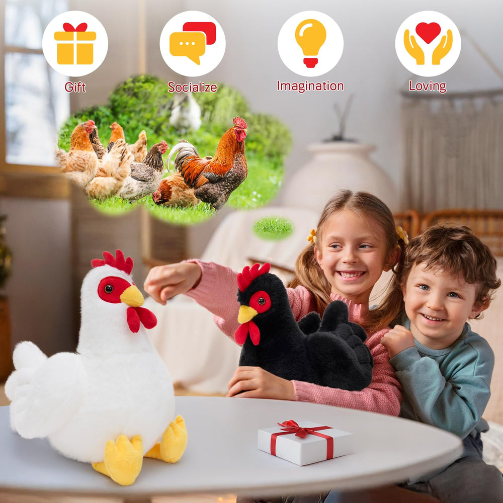 Tezituor farm chick plush set – perfect party decor accents.