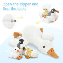 Tezituor large 23.6-inch plush offers cozy comfort during naps and storytelling.
