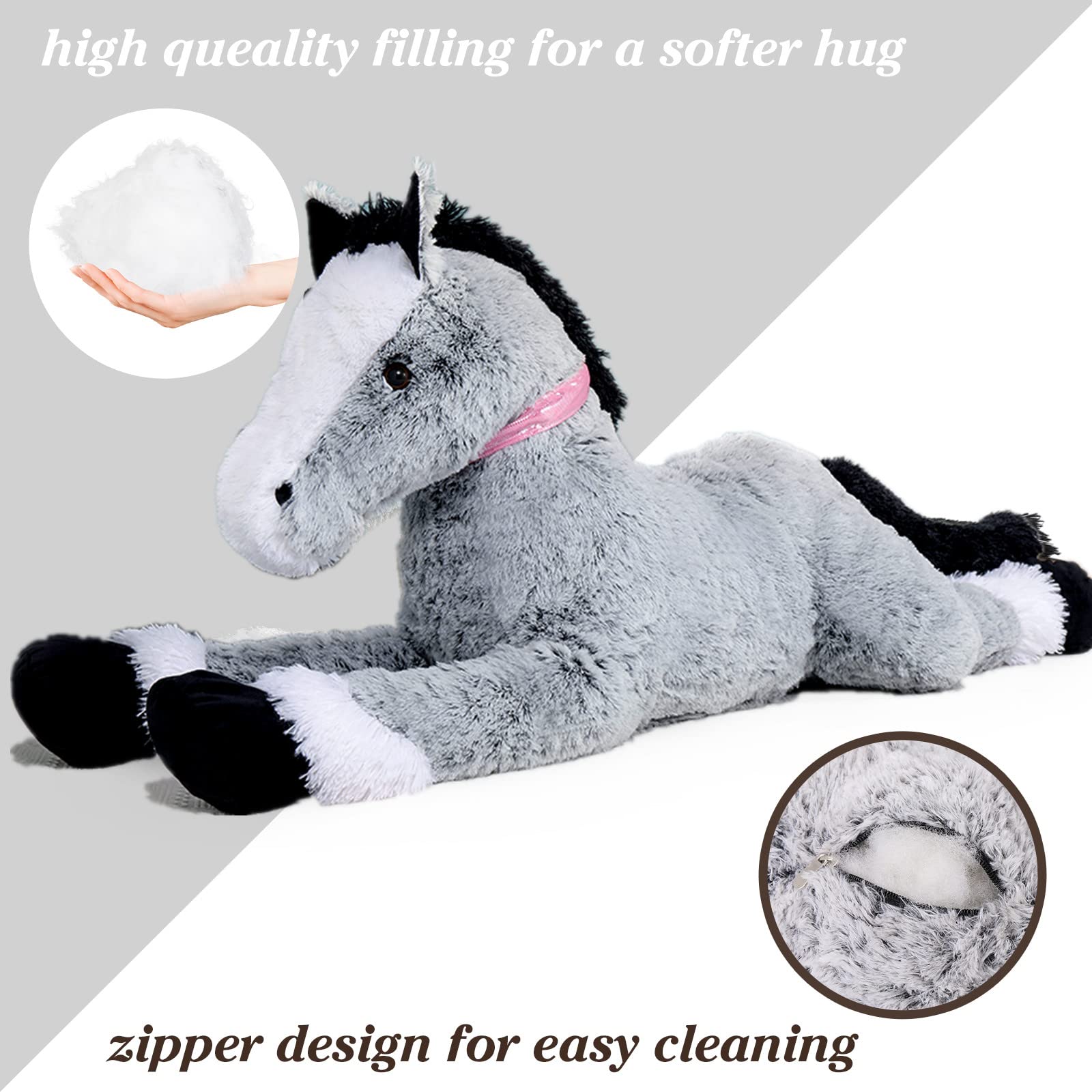 Tezituor horse plush toy suitable as a thoughtful birthday gift