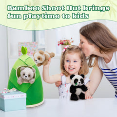 Tezituor panda nursery decor adds warmth and charm.