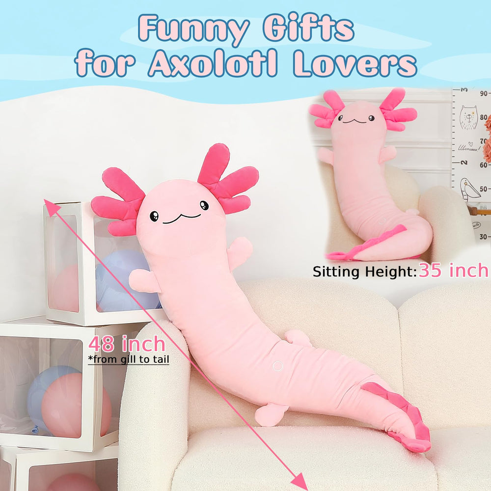 Tezituor side-sleeper axolotl pillow supports comfortable sleep.