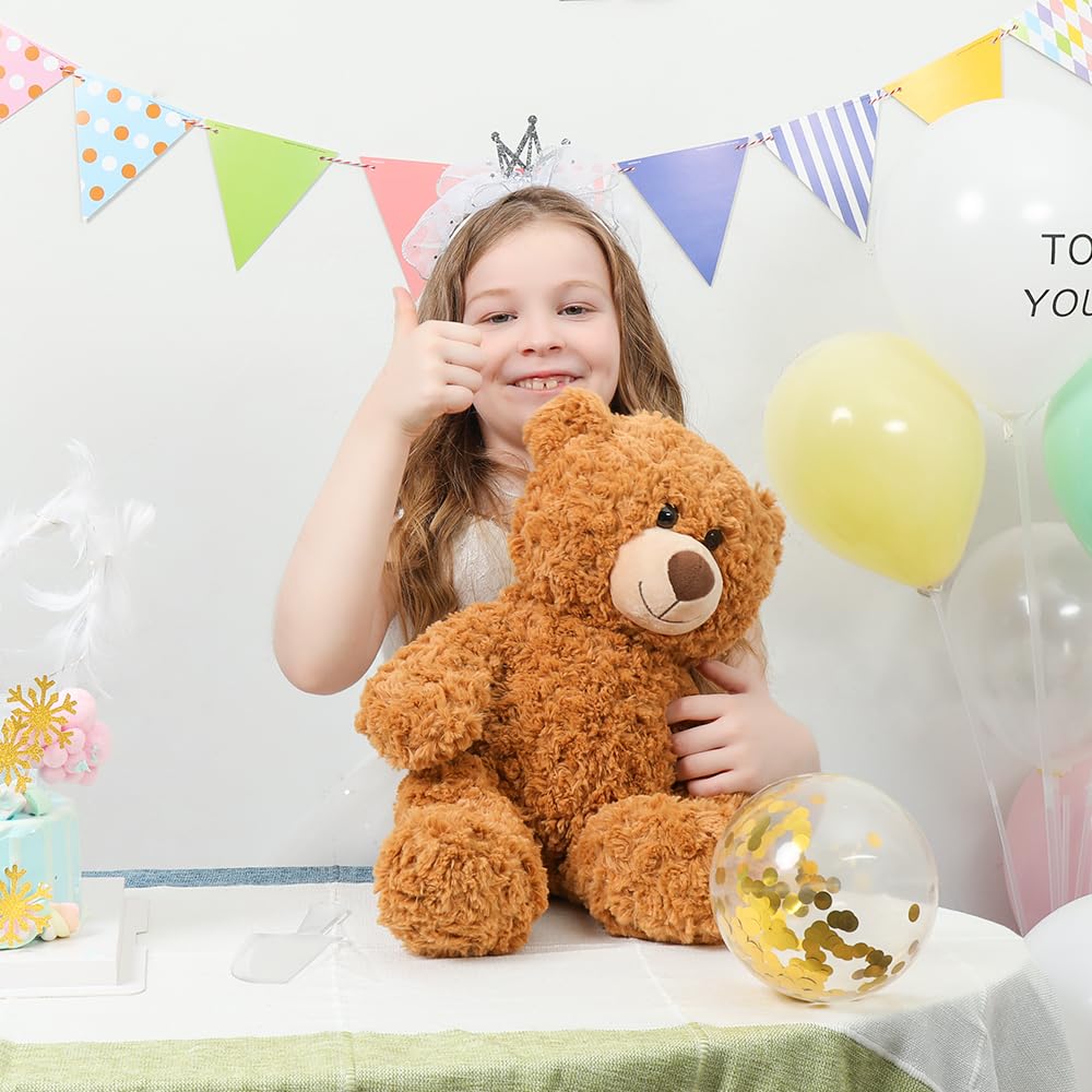 Tezituor teddy bear hugging size 18 inches, perfect for storytime and bedtime.