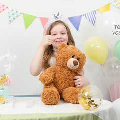 Tezituor teddy bear hugging size 18 inches, perfect for storytime and bedtime.