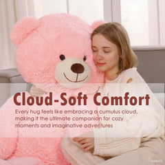 Tezituor bear back zipper for easy cleaning and care.