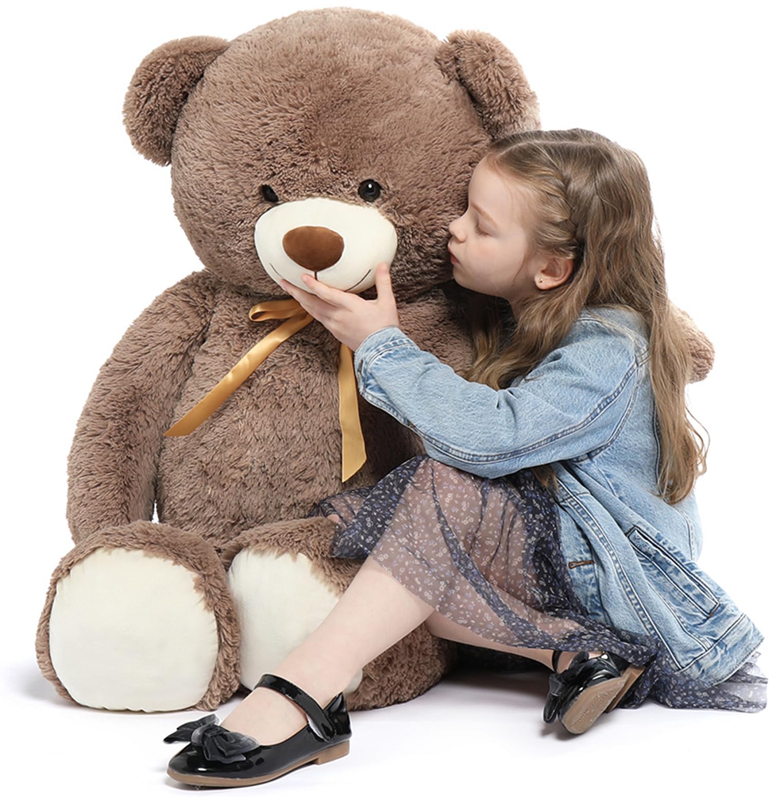 Tezituor ultra-soft polyester plush delivers cloud-like softness for cuddles.
