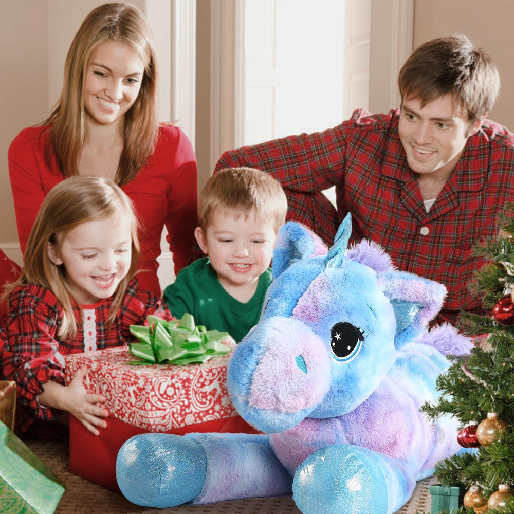 Tezituor unicorn plush gift-ready packaging for celebrations.