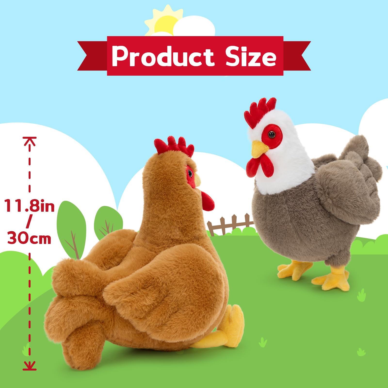 Tezituor white chick plush – soft fill for comforting hugs.