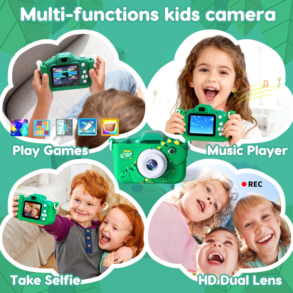 Tezousi kids camera with educational games to spark creativity
