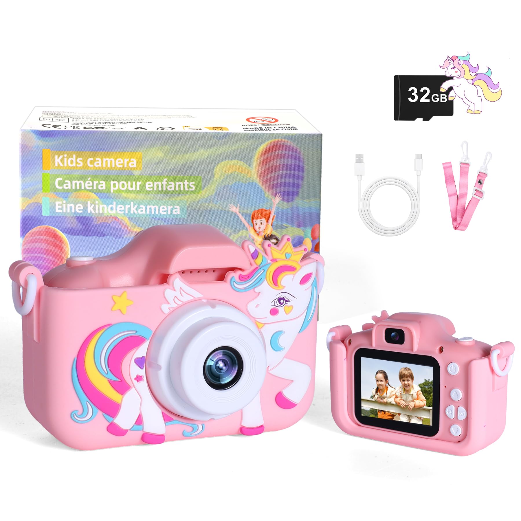 Tezousi Kids Camera ideal for travel and daily play adventures.
