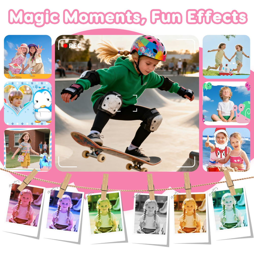 Tezousi Kids Camera USB charging keeps fun going on the go.