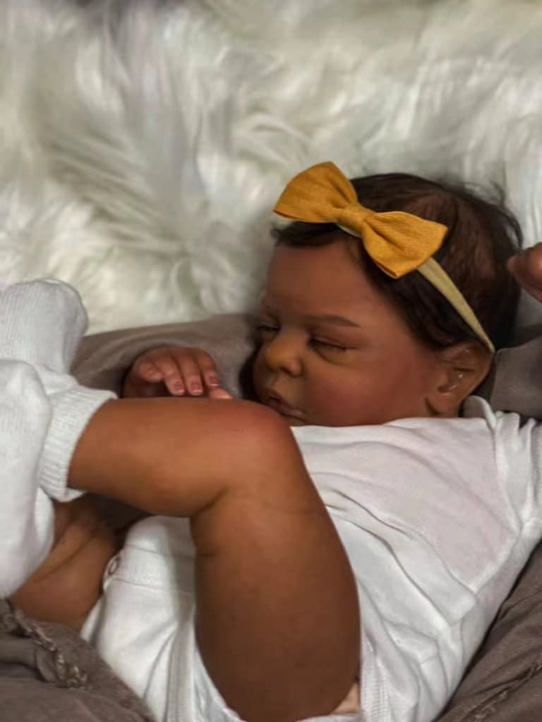 TFJS Reborn doll silicone head and limbs offering lifelike tactile realism