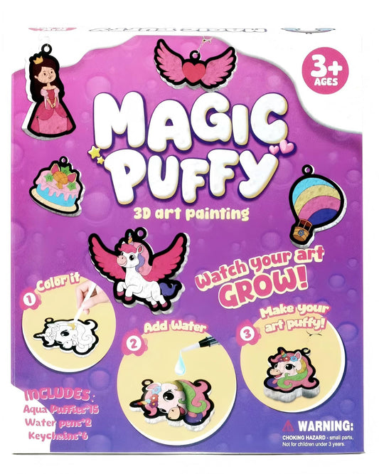TFS TOP · FANS Aqua Puffs 3D art kit unicorn scene puffing for kids