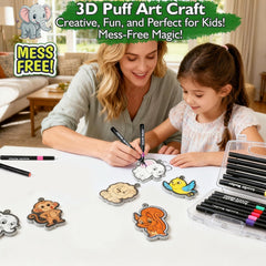 TFS Top Fans Aqua Puffs forest creature coloring offers engaging, mess-free crafting.