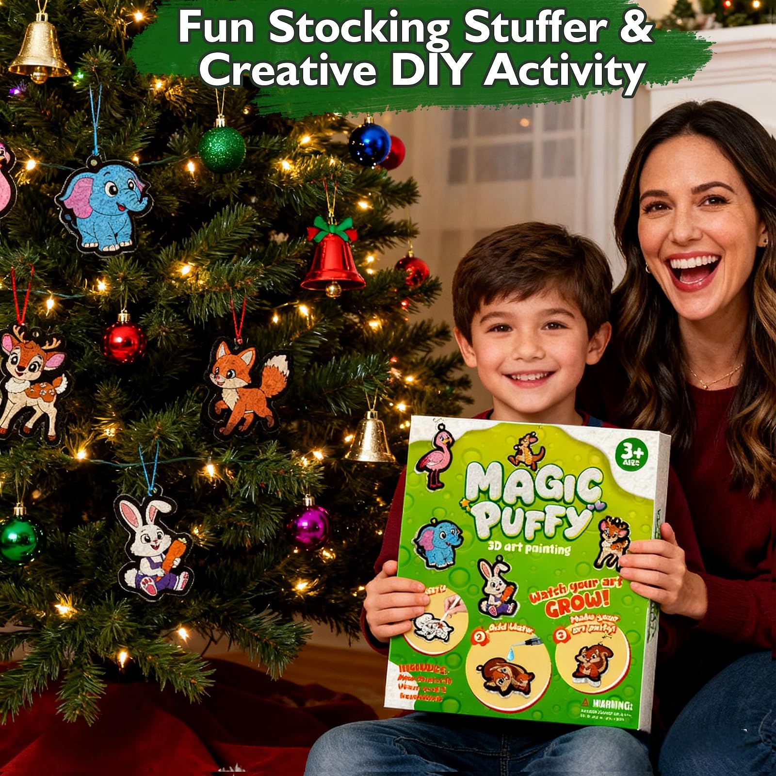 TFS Top Fans Aqua Puffs kids craft activity for screen-free play.