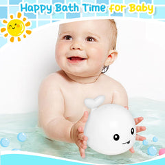 TFS TOP · FANS whale bath toy lights up to captivate baby during tub