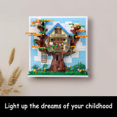 TG BLOCKS Eif Tree House table display ready for desk decor