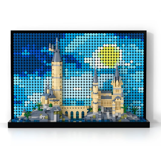 TG BLOCKS Micro Brick Magic Castle wall display option for stylish room decor.