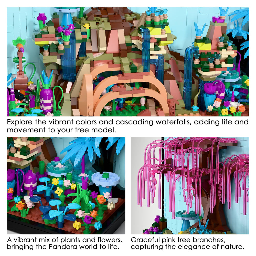 TG BLOCKS Micro Brick Tree of Life 1777-piece model inspires creative building sessions.