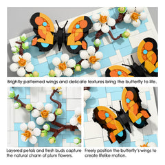 TG BLOCKS table display butterfly craft brings tactile creativity to desks