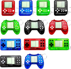 TGIQROVE 12pc red square video game keychain, a compact party favor for kids