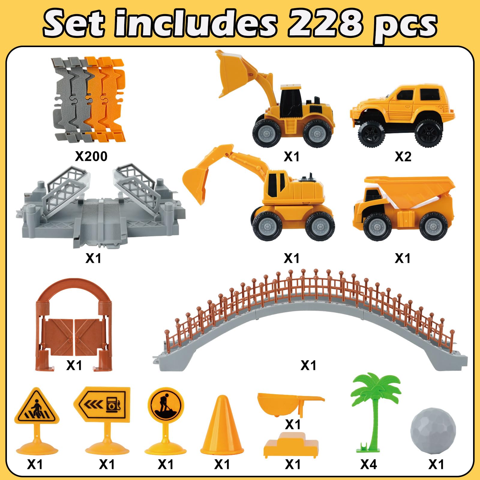 TGJH flexible track pieces form a winding layout for creative engineering play.