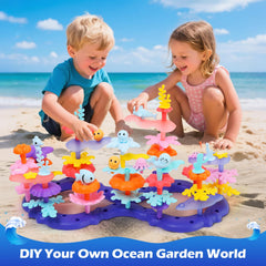 TGJH Ocean Flower Coral Pieces: bright coral details for imaginative ocean scenery