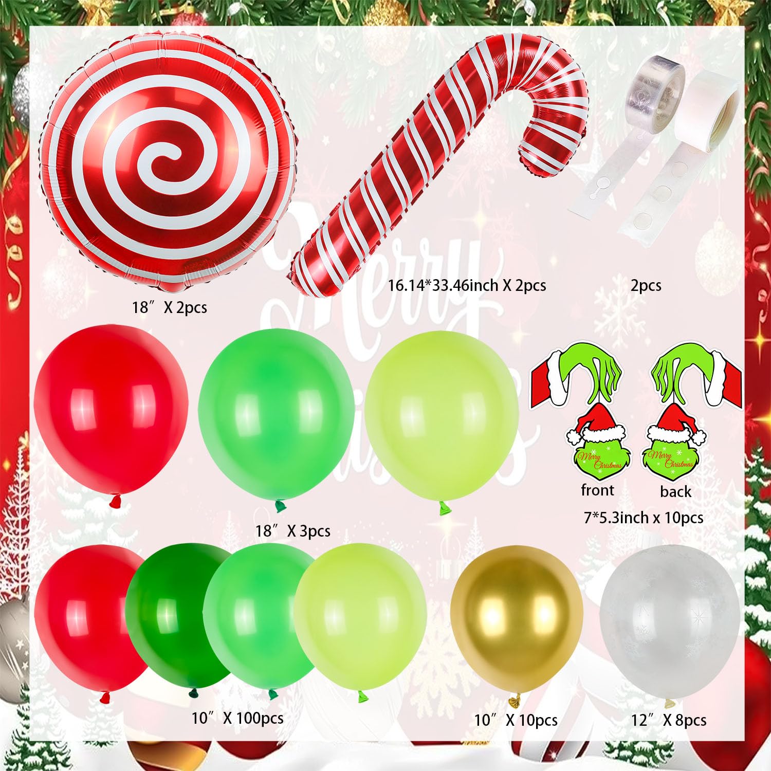 TGmjccus 18 inch red candy foil balloons serve as striking focal points