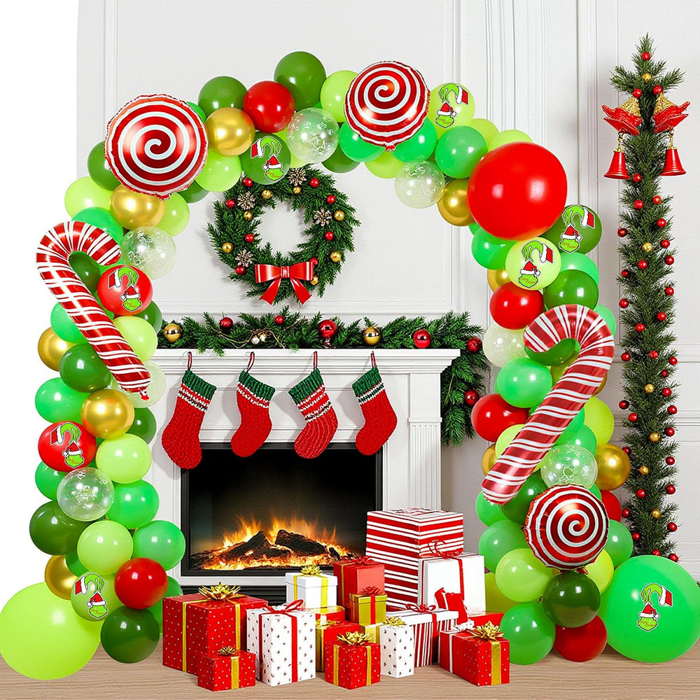 TGmjccus red candy cane foil balloons add bold holiday accents for gatherings
