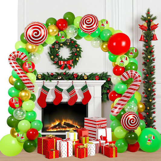 TGmjccus red candy cane foil balloons add bold holiday accents for gatherings
