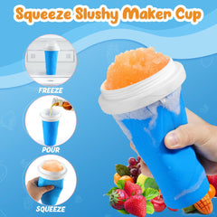 tgosomt slushie cup during kids' play, turning drinks into icy fun.