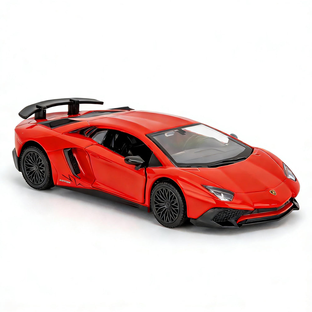 TGRCM-CZ Lamborghini Aventador 1/36 front view for realistic display and play.