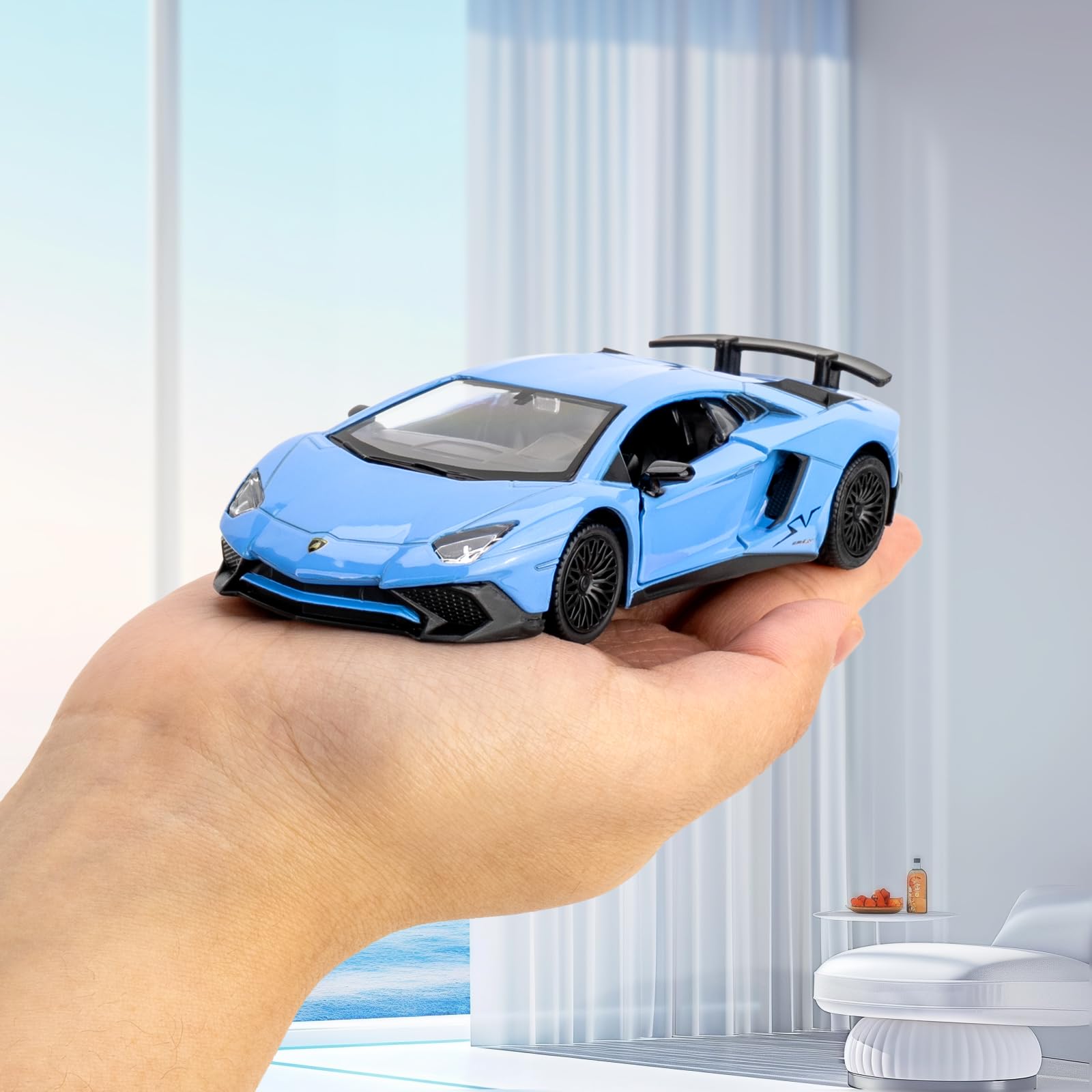 TGRCM-CZ Aventador LP700-4 blue pull-back motion