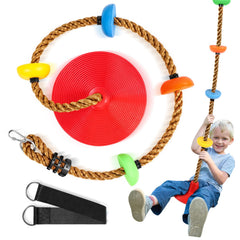 Tgzwme climbing rope tree swing platforms for active outdoor play.