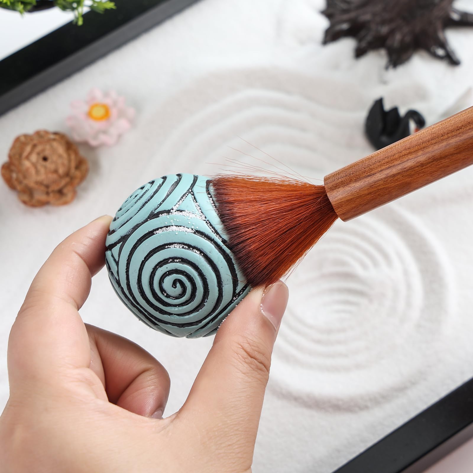 Thaibear Zen Garden bridge connects elements for balanced, harmonious display.
