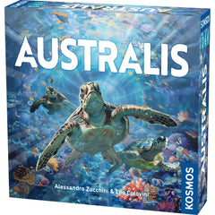 Thames and Kosmos Australis dice draft highlights strategic drafting for players.