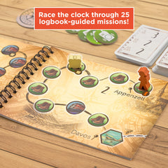 Thames & Kosmos close-up of playing cards highlighting readable icons and durability