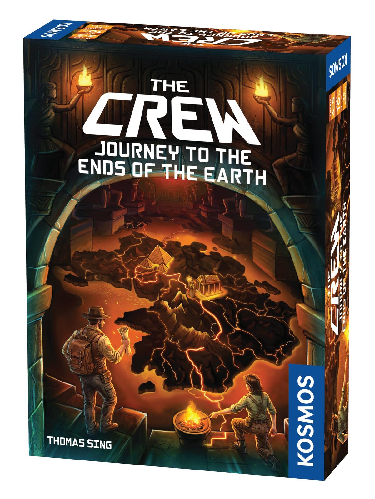 Thames & Kosmos game box front showing cooperative adventure and campaign benefit