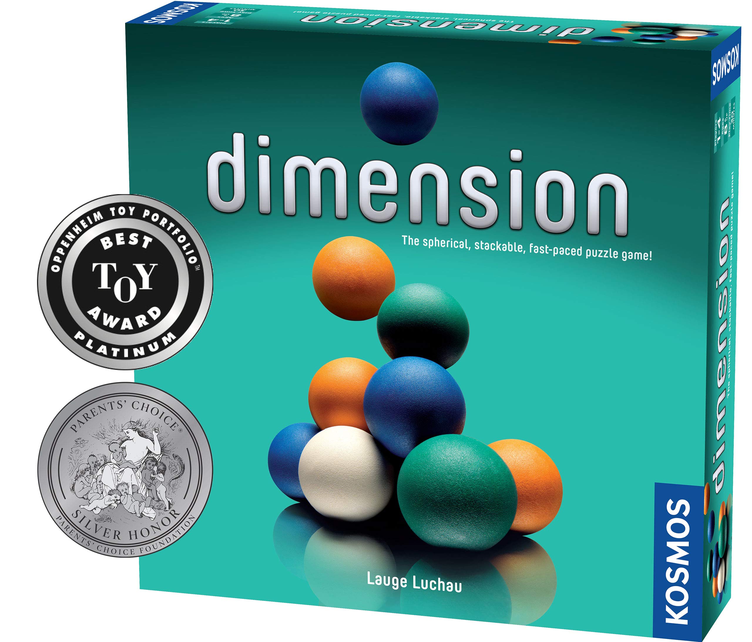Thames & Kosmos Dimension shows 60 colorful spheres ready for 3D play