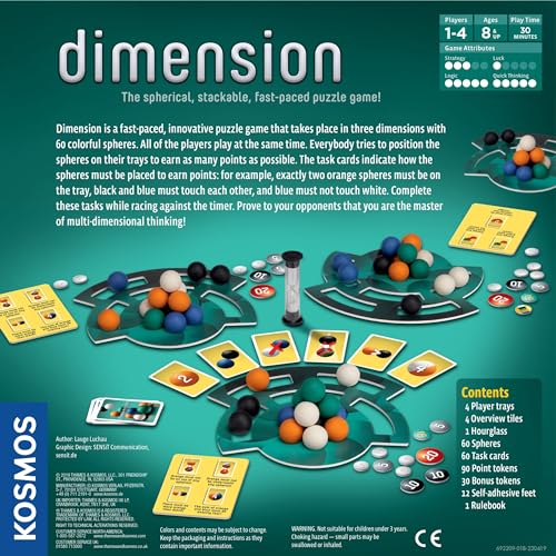 Dimension tray setup highlights rapid placement decisions by players