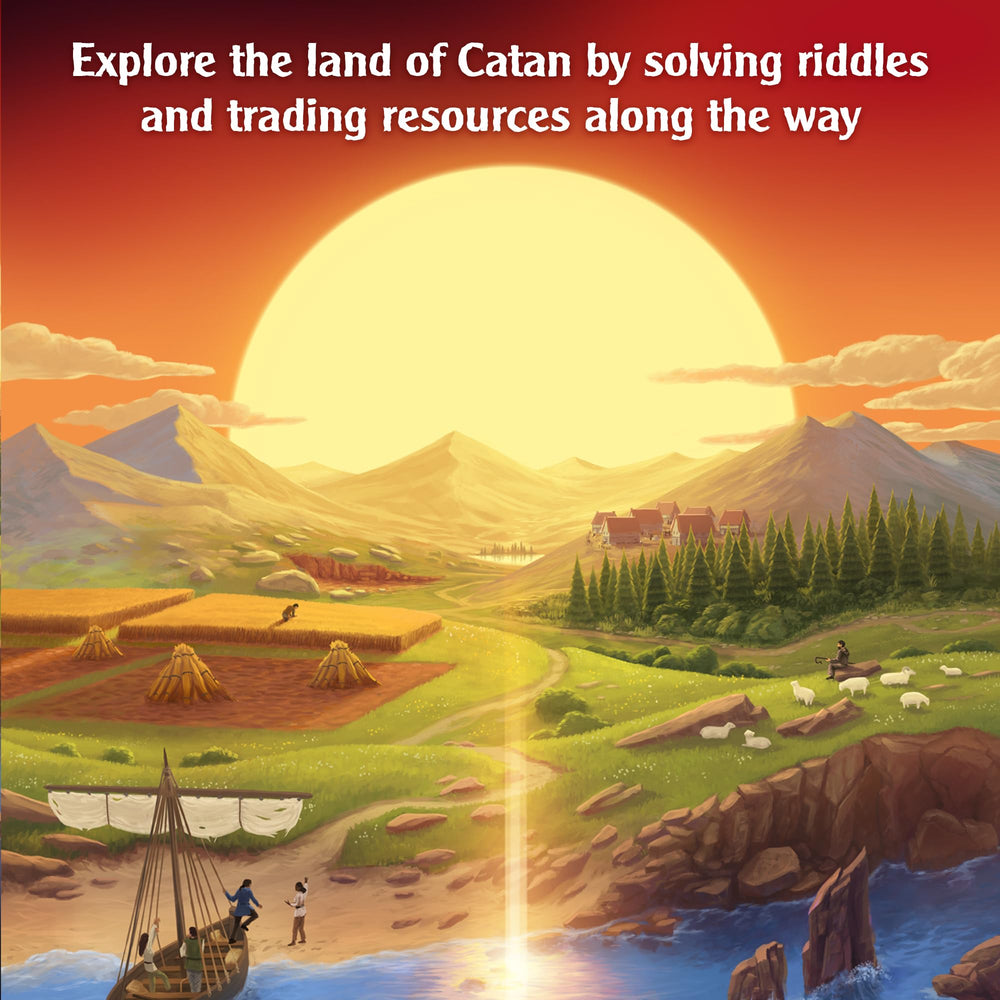EXIT: The Game on Catan island map invites exploration and resource discovery.